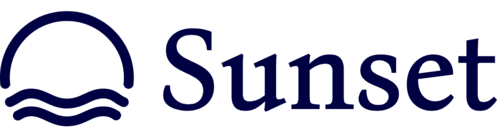 Sunset Logo Navy